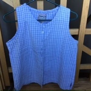 Cotton sleeveless top